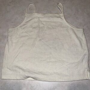 Madewell Texture & Thread White Cami Top Size S